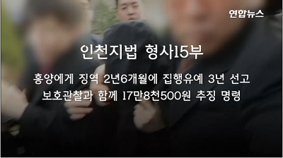 지난 10일 인천지방법원은 홍정욱 딸에 대해 징역 2년 6개월 집행유예 3년을 선고했다(사진=연합뉴스)
