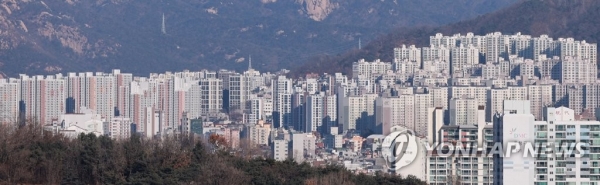 은평구와 서대문구 일대 아파트 단지 모습. (사진=연합뉴스)